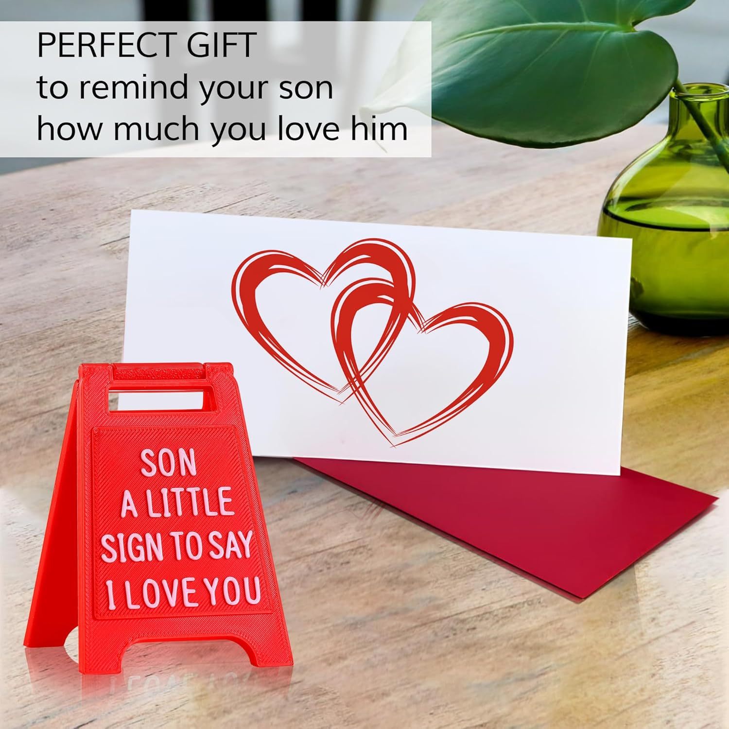 Mini Sign Valentine's Decoration Anniversary Present - Romantic I Love You Sign
