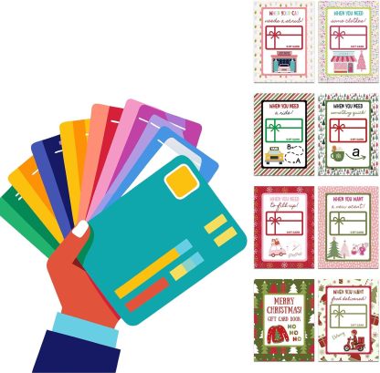 🎁🎅🏼MERRY CHRISTMAS! GIFT CARD BOOK📚Hardcover & Durability Line