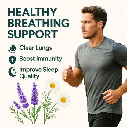 “Say Goodbye to Lung Toxins! Thyme & Mint Herbal Purifier for Better Breathing & Fresh Breath”