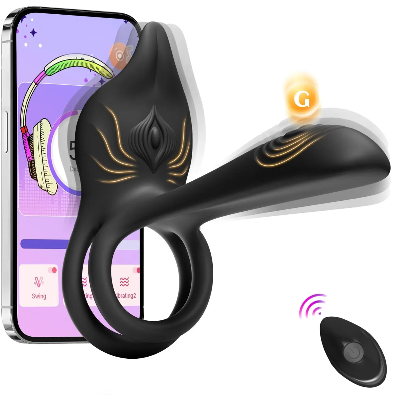 🎄𝘾𝙝𝙧𝙞𝙨𝙩𝙢𝙖𝙨 𝙎𝙖𝙡𝙚 |🎁Enchanted Girl Luxe Smart Vibrating Ring – App-Controlled Pleasure for Couples 💫