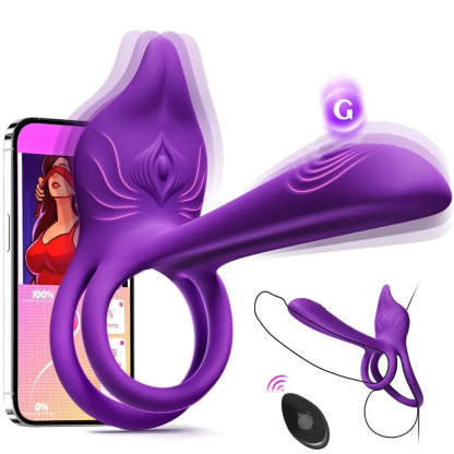 🎄𝘾𝙝𝙧𝙞𝙨𝙩𝙢𝙖𝙨 𝙎𝙖𝙡𝙚 |🎁Enchanted Girl Luxe Smart Vibrating Ring – App-Controlled Pleasure for Couples 💫