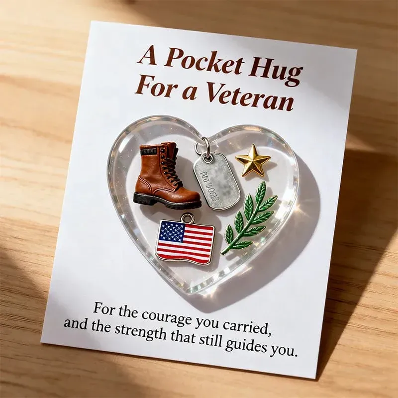🎁Christmas Selections - A Pocket Hug for a Veteran