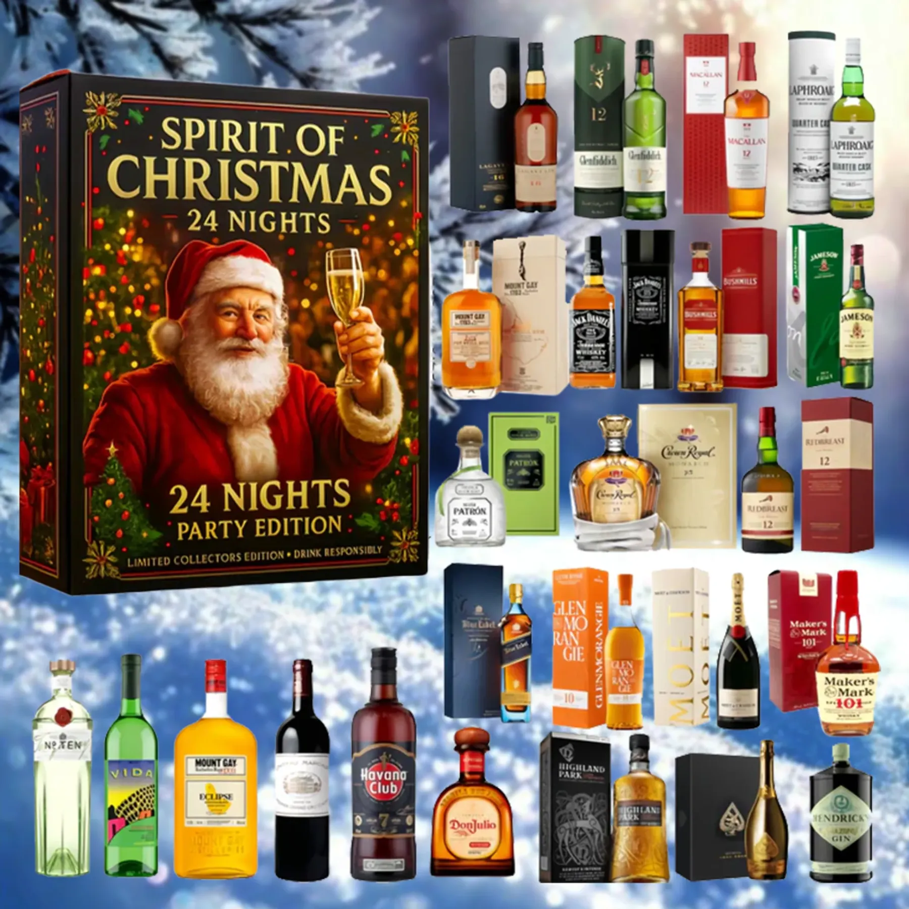 🔥 Last Day Deal 50% OFF 🔥 2025 Whiskey Advent Calendar