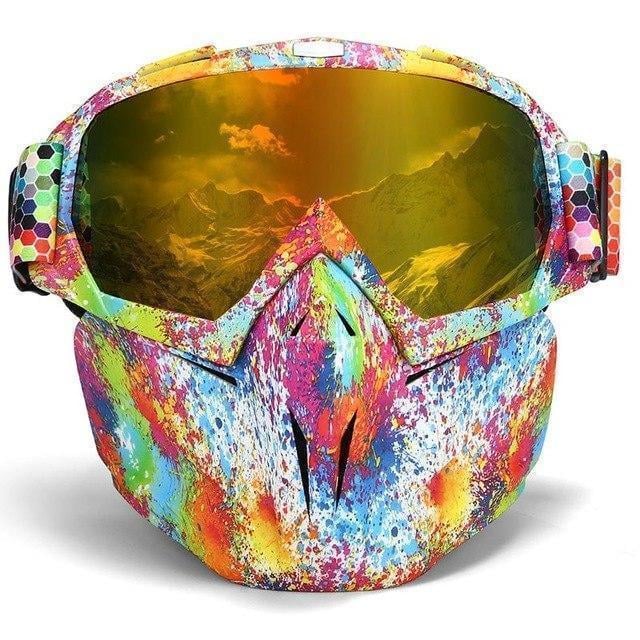 🥽Premium Windproof Anti-Fog Motorcycling And Skiing Sport Mask Goggles