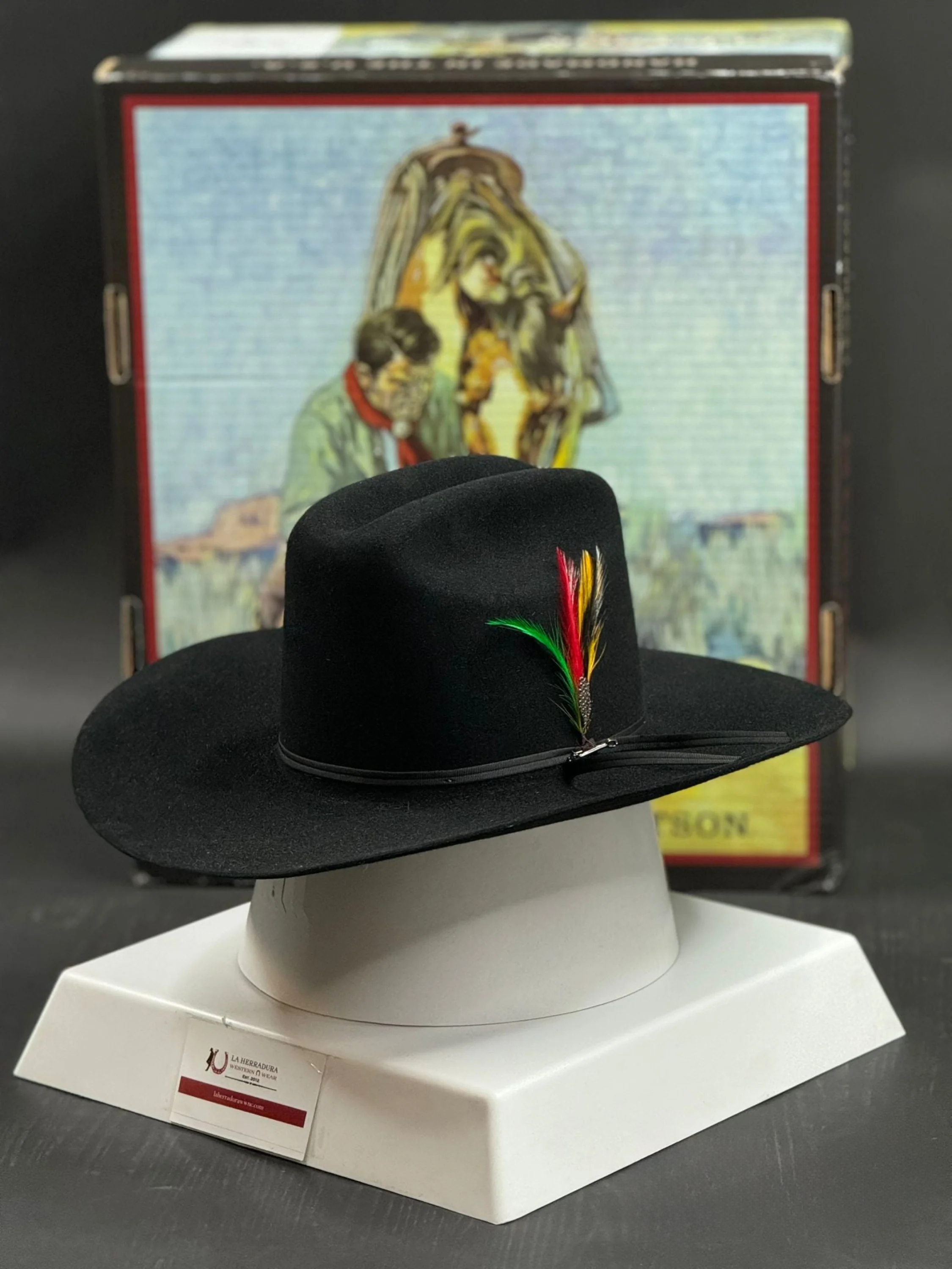 STETSON 6X NEGRO/BLACK RANCHER COPA ALTA