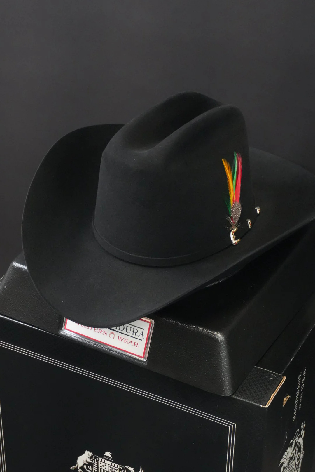 STETSON 30X BLACK/NEGRO EL PATRON COPA ALTA