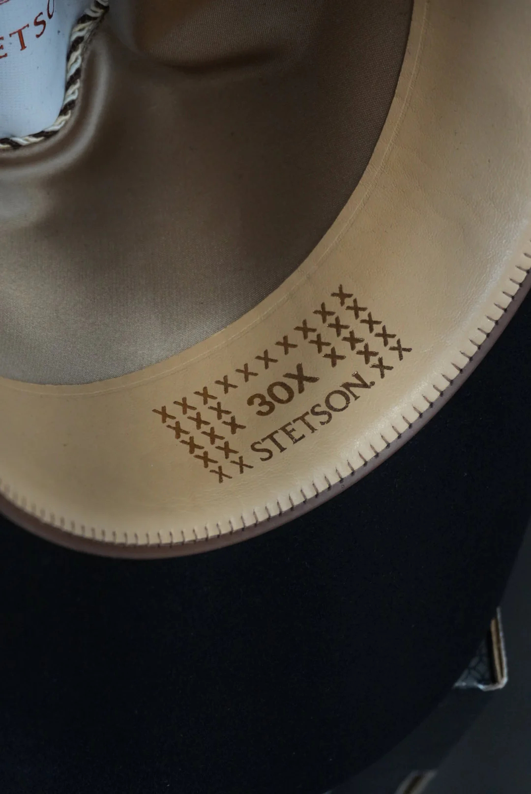 STETSON 30X BLACK/NEGRO EL PATRON COPA ALTA