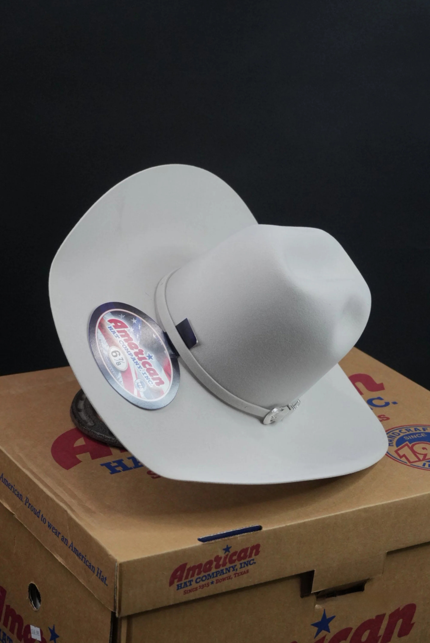7X American Felt Hat Silver Sand