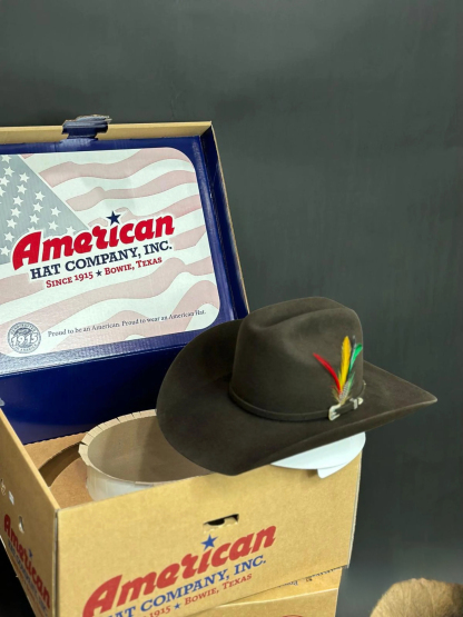10X American Felt Hat Chocolate