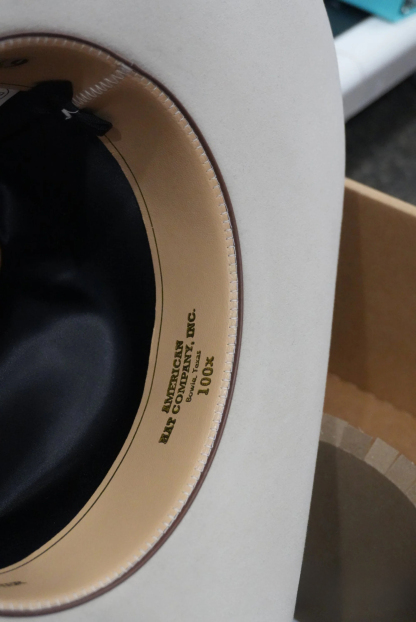 100x American Felt Hat Silver Belly