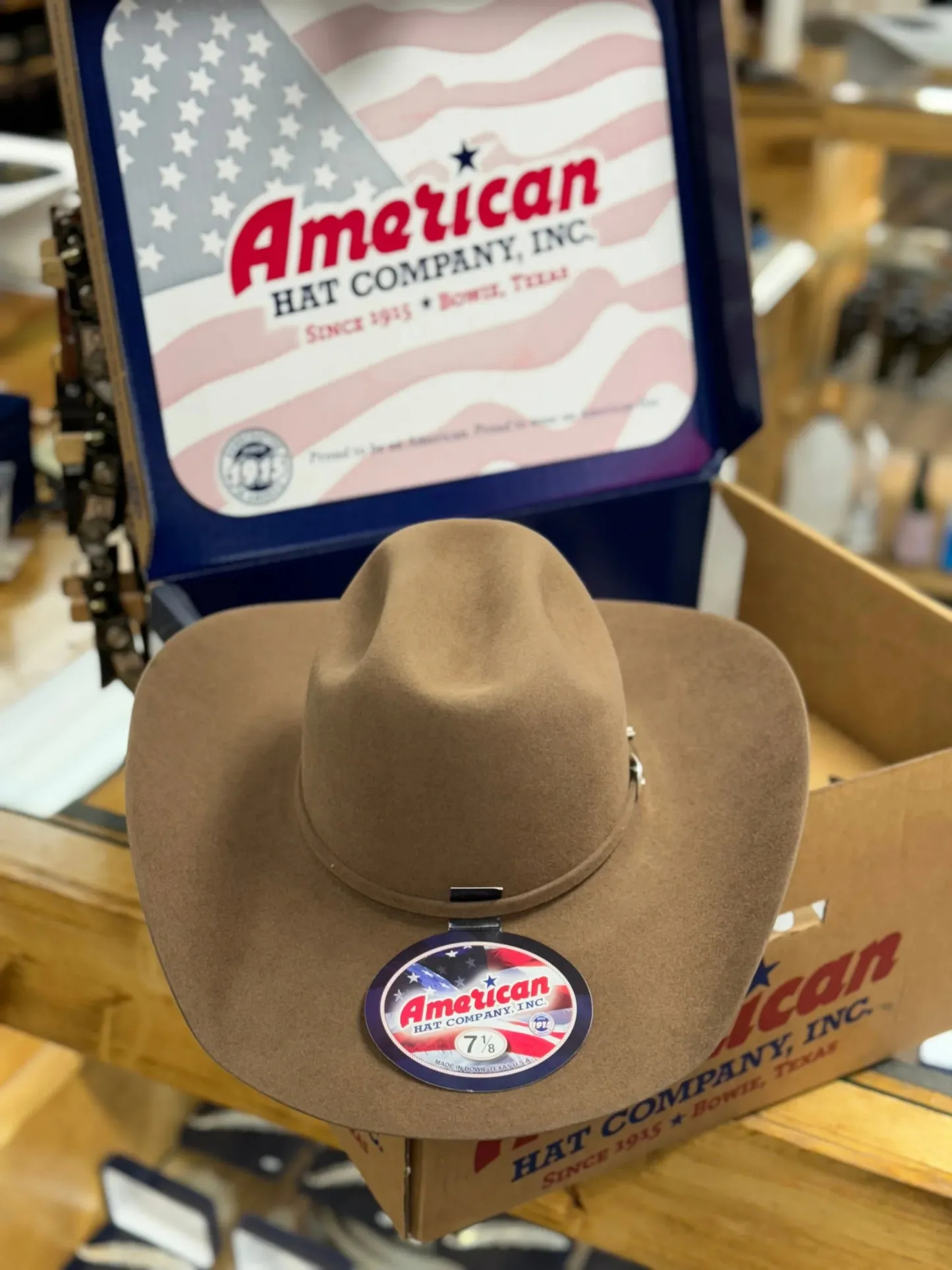 200X American Felt Hat Pecan