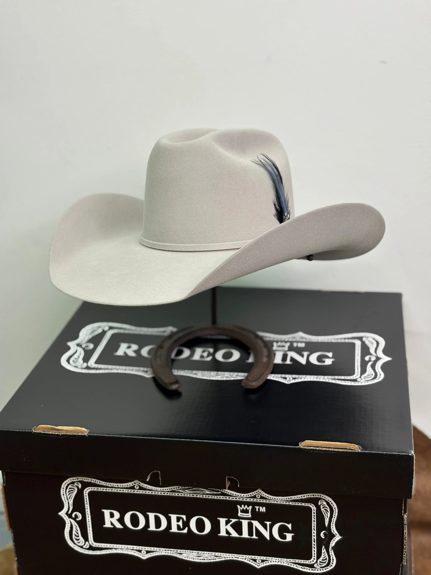 Rodeo King 10x Silver Belly Open Crown Malboro Shape