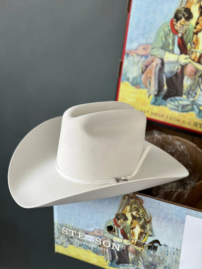 STETSON 6X WHITE/BLANCO RANCHER COPA ALTA