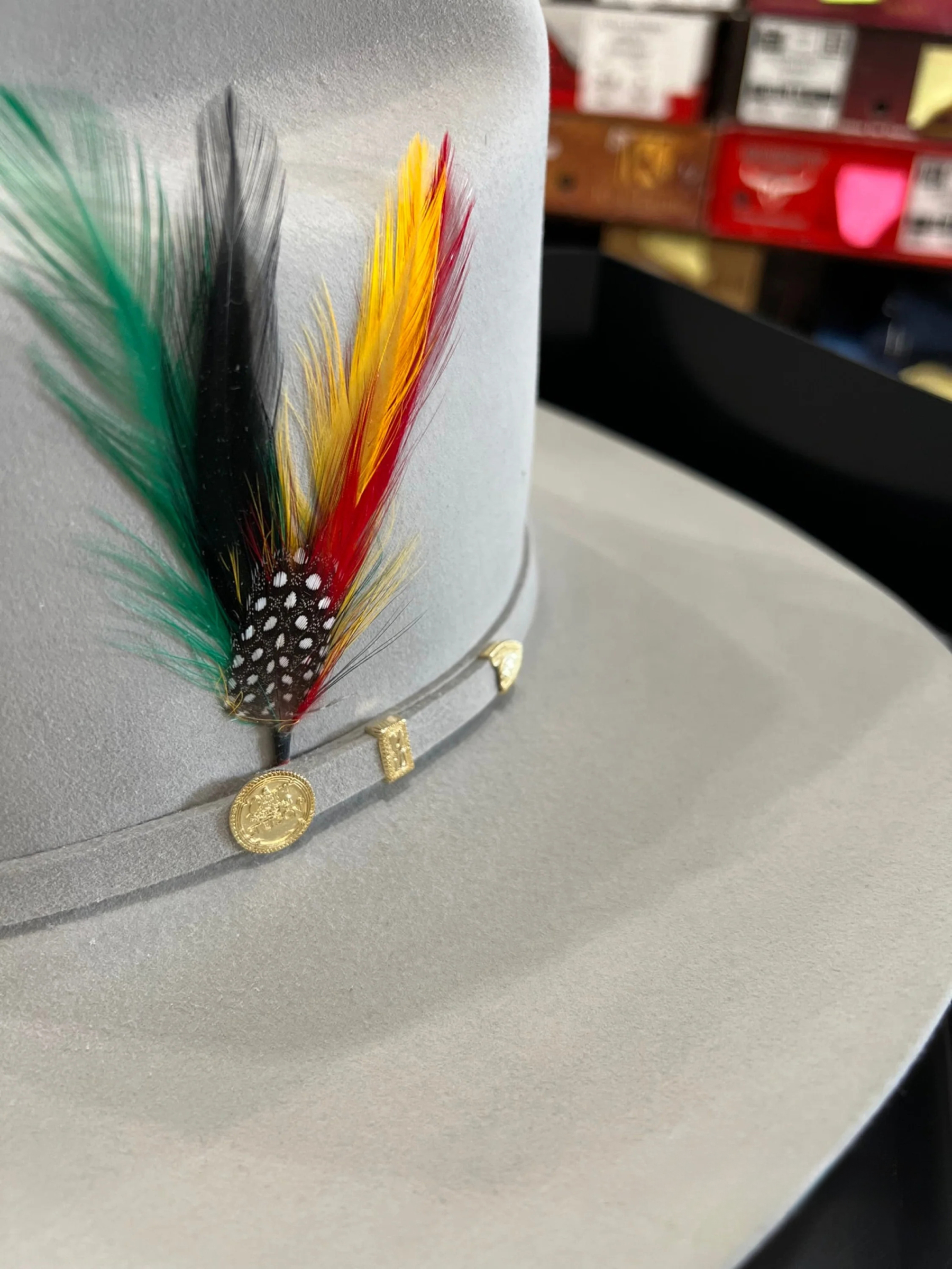 STETSON EL PRESIDENTE 100X MIST GREY COPA ALTA