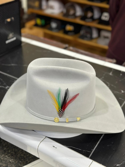STETSON EL PRESIDENTE 100X MIST GREY COPA ALTA