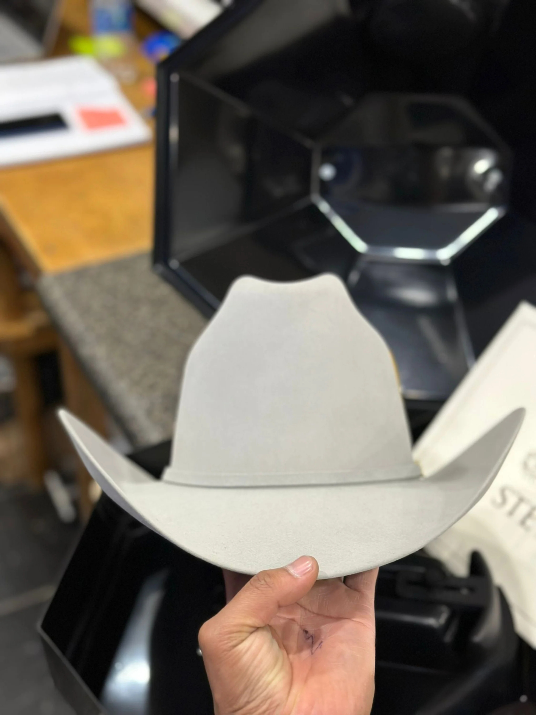 STETSON EL PRESIDENTE 100X MIST GREY COPA ALTA