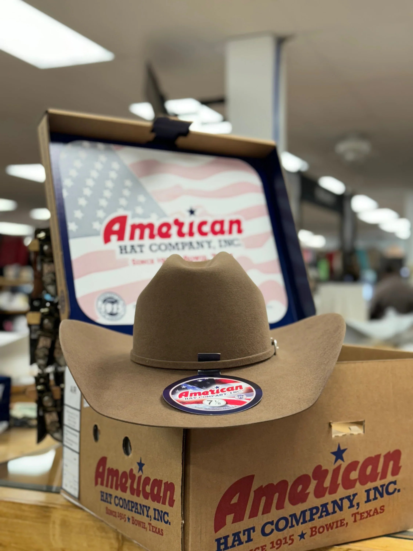 7X American Felt Hat Tuscan
