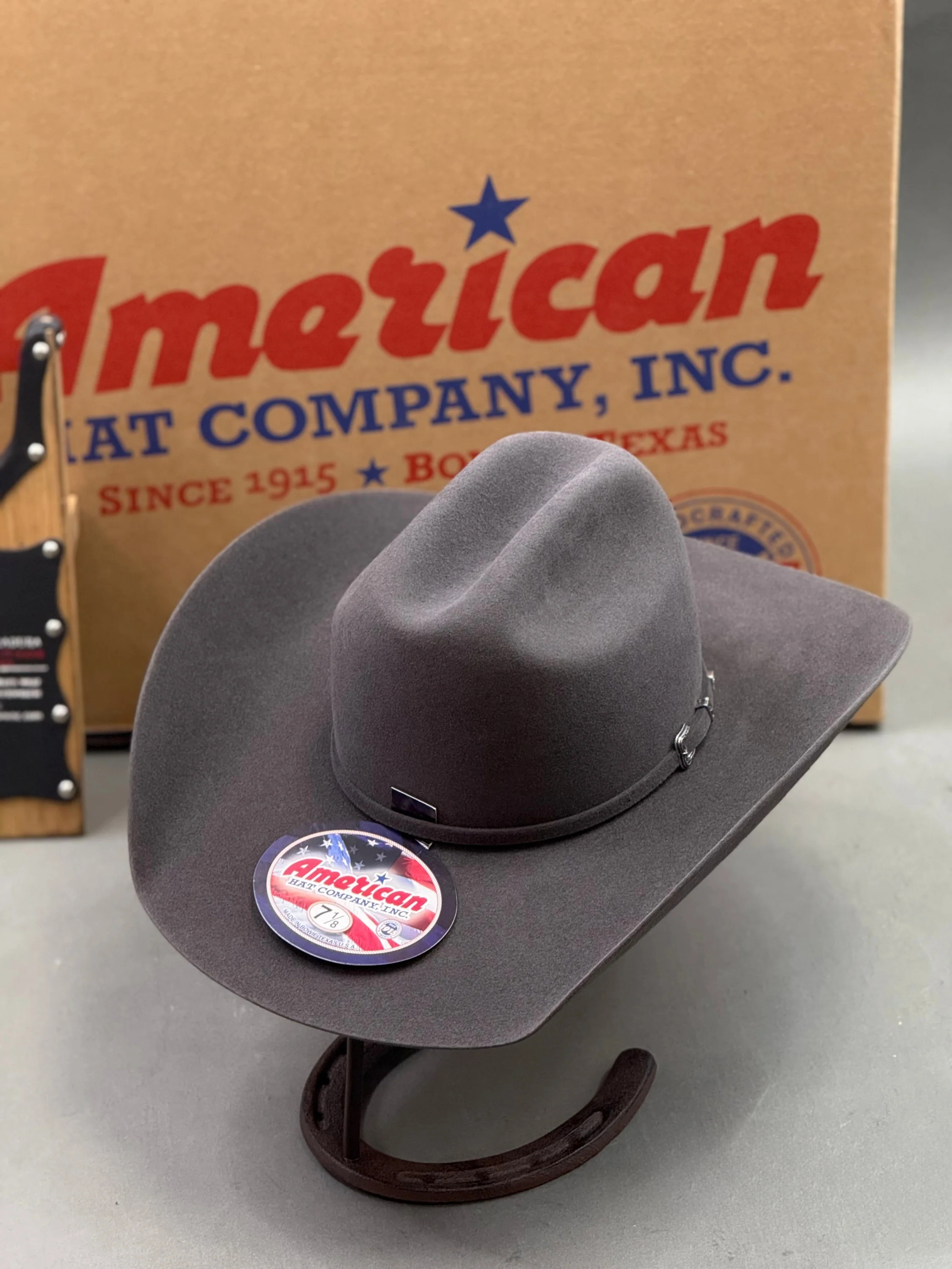 10X American Felt Hat Steel