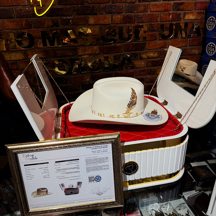 Limited Edition Jerarch Cowboy Hat Platinum Deluxe