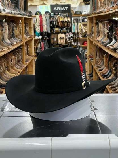 10x Brenham Black Cowboy Hat