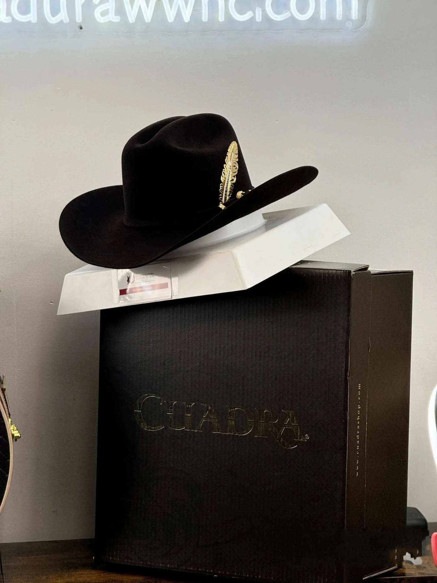 CUADRA 100X GATOR CHOCOLATE FELT HAT