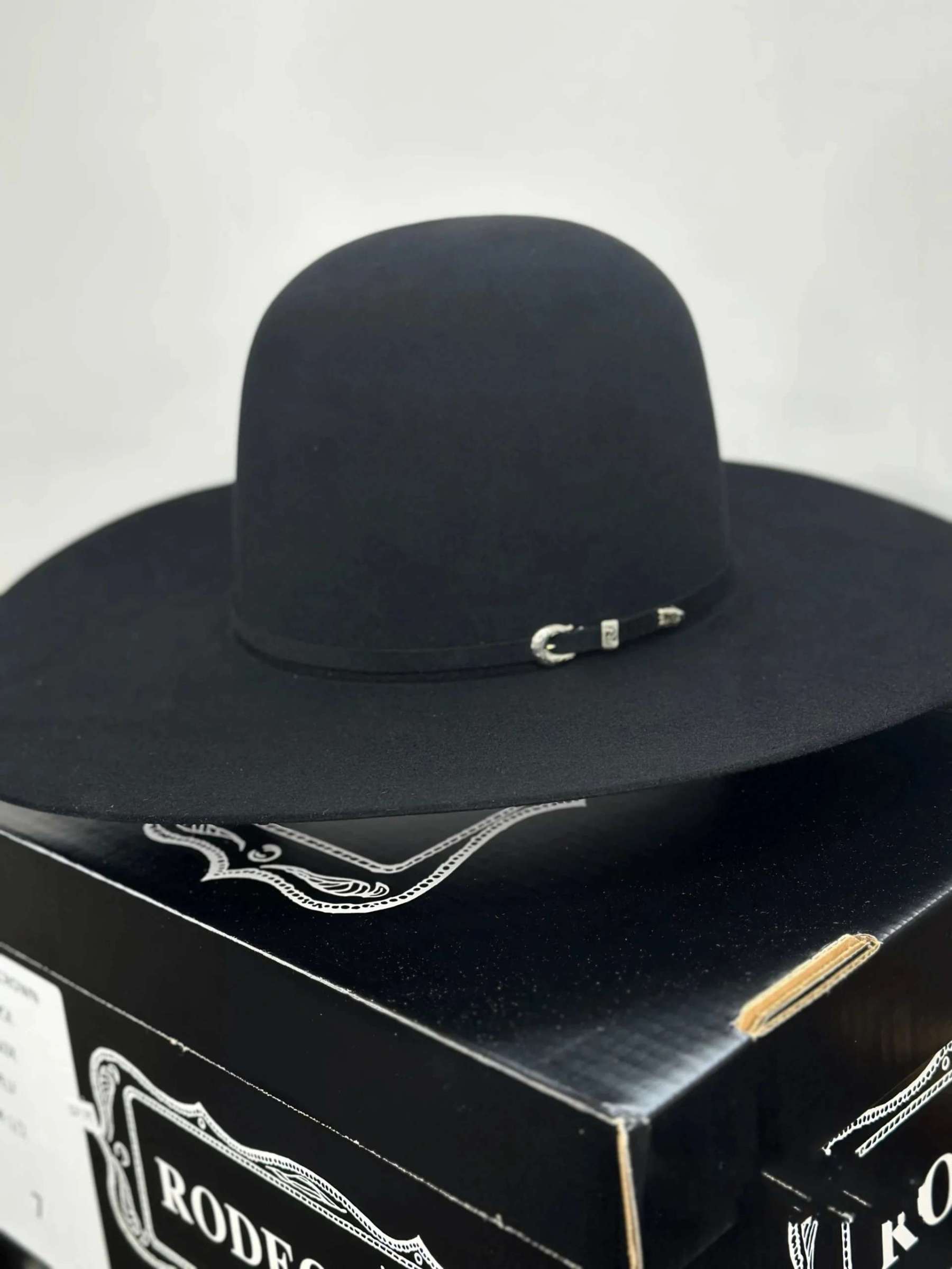 RODEO KING 10X BLACK OPEN CROWN