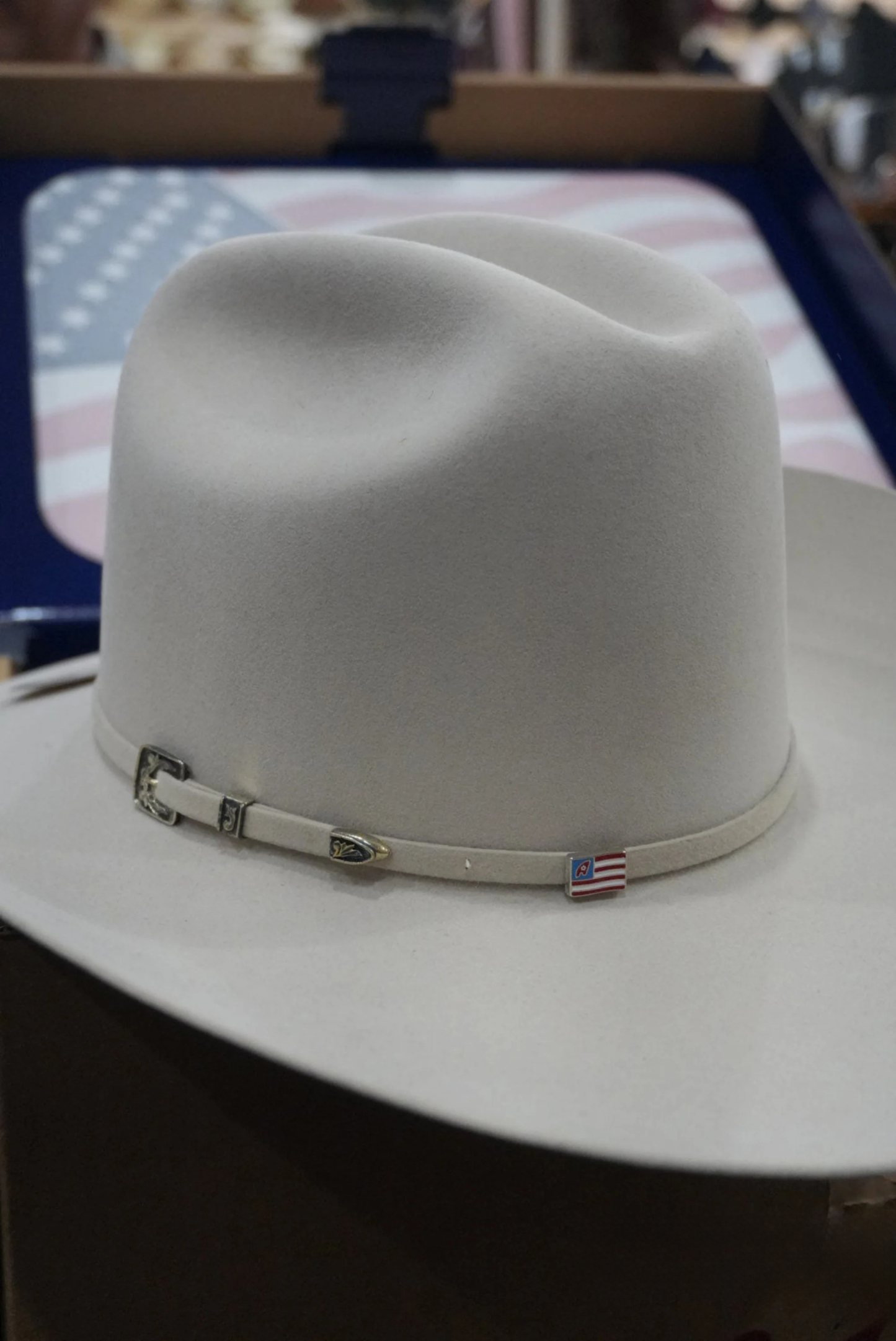 100x American Felt Hat Silver Belly