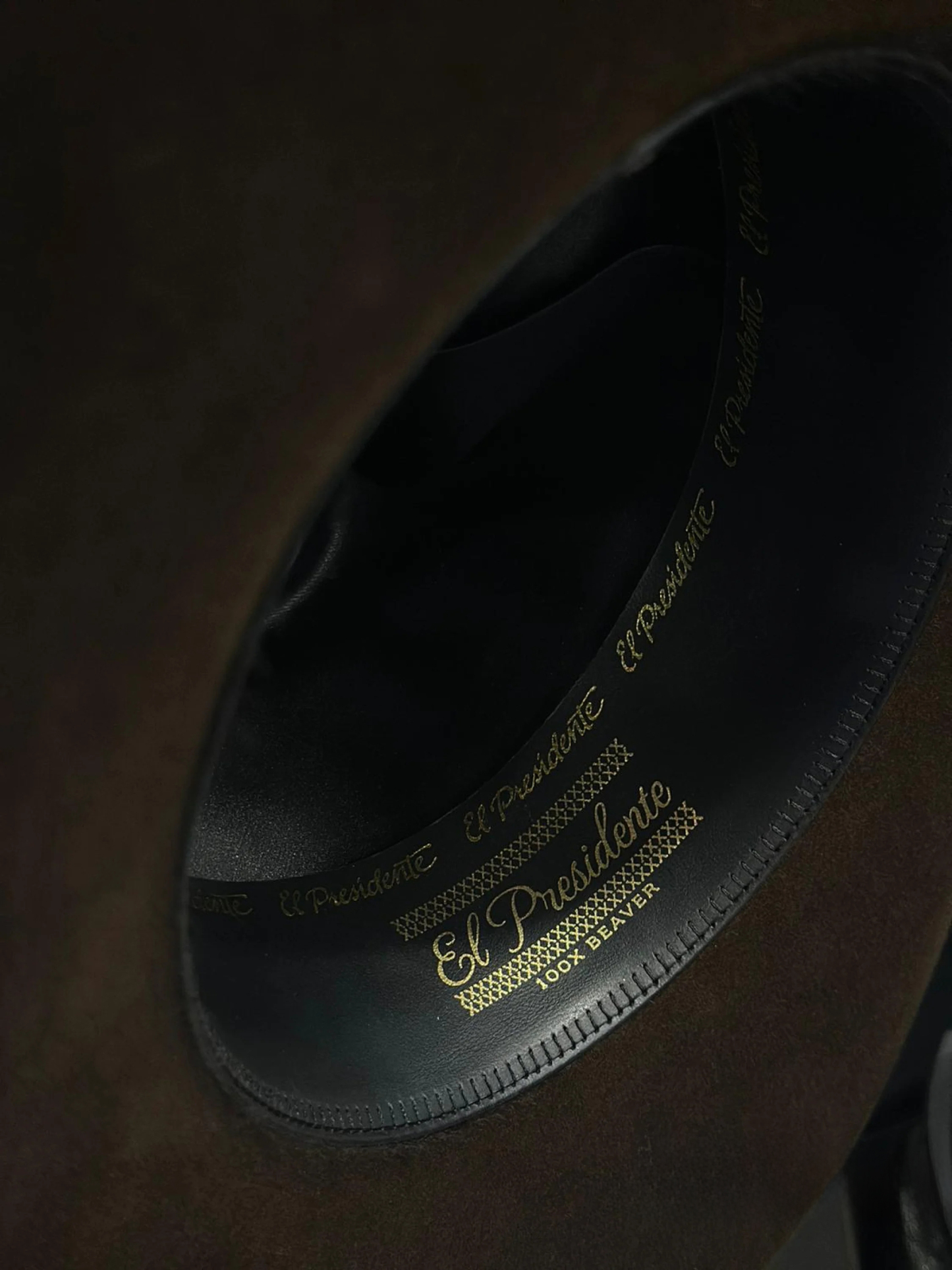 STETSON EL PRESIDENTE 100X CHOCOLATE COPA ALTA