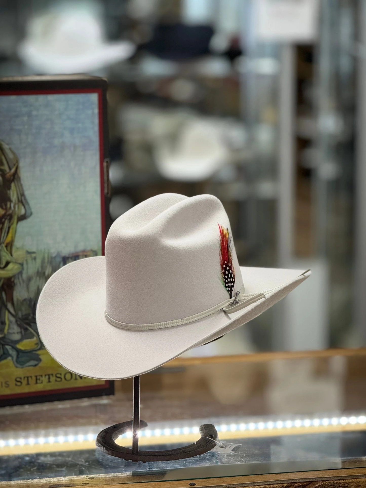 STETSON 6X SILVER GREY RANCHER COPA ALTA