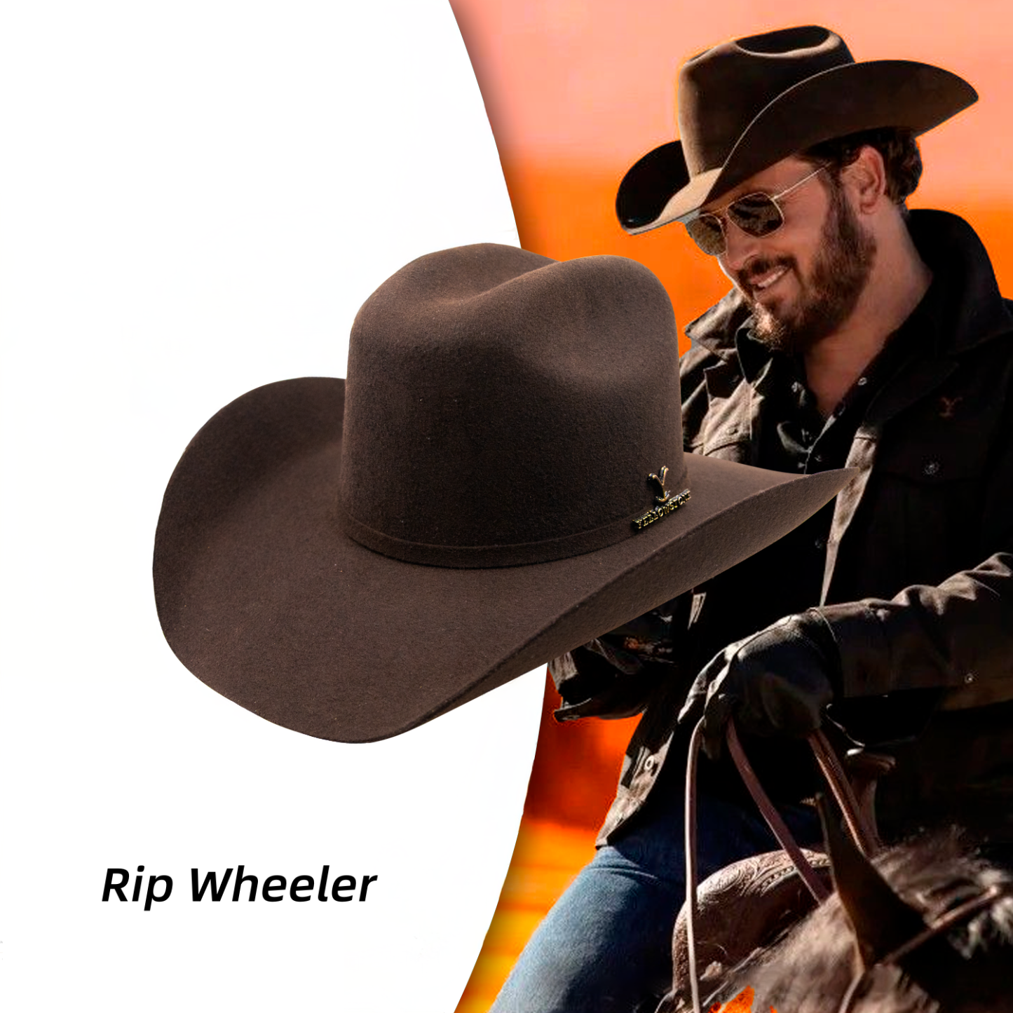 Bull Ranch 10x Rip Wheeler Chocolate Style