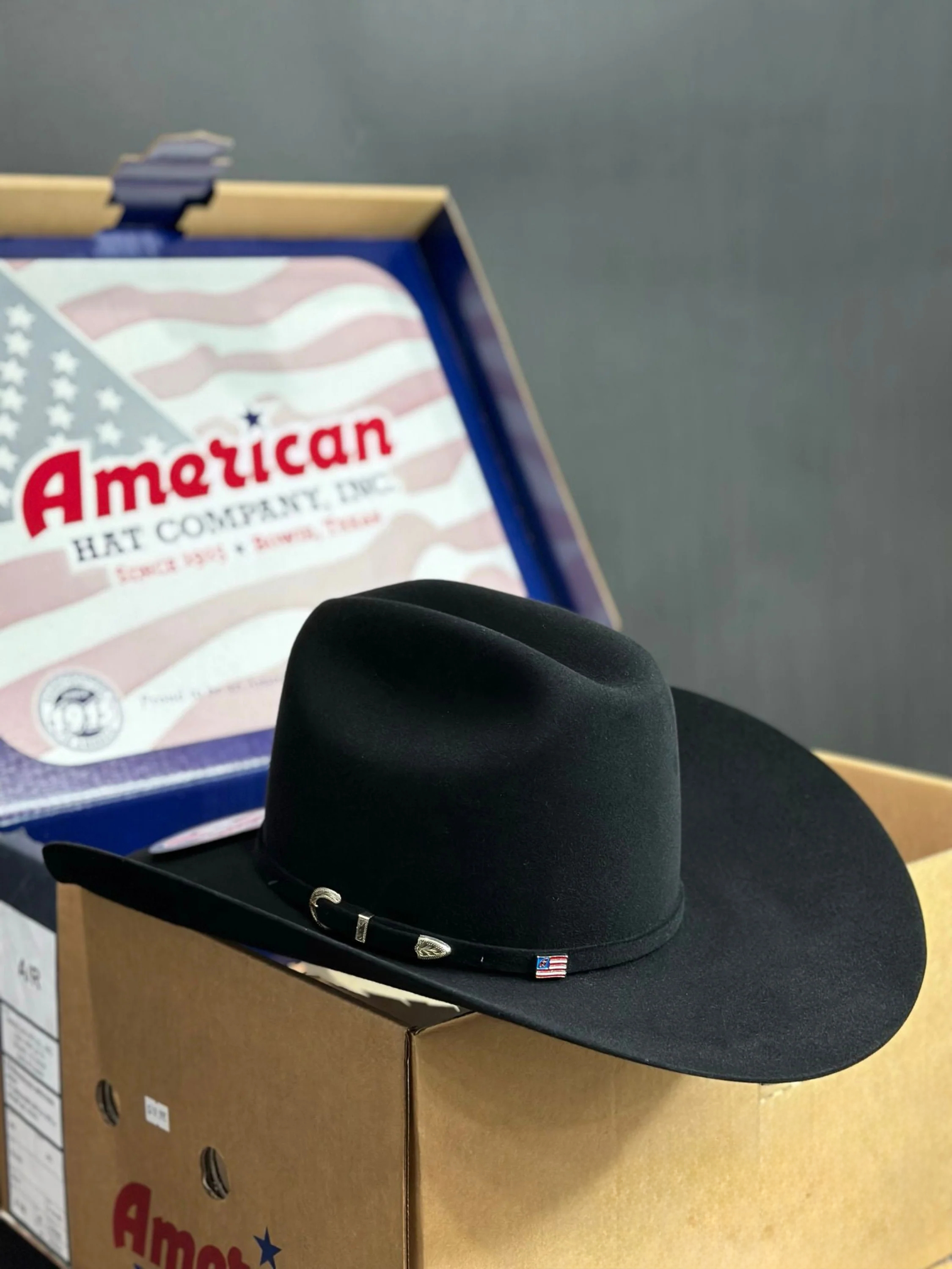 40X American Felt Hat Black