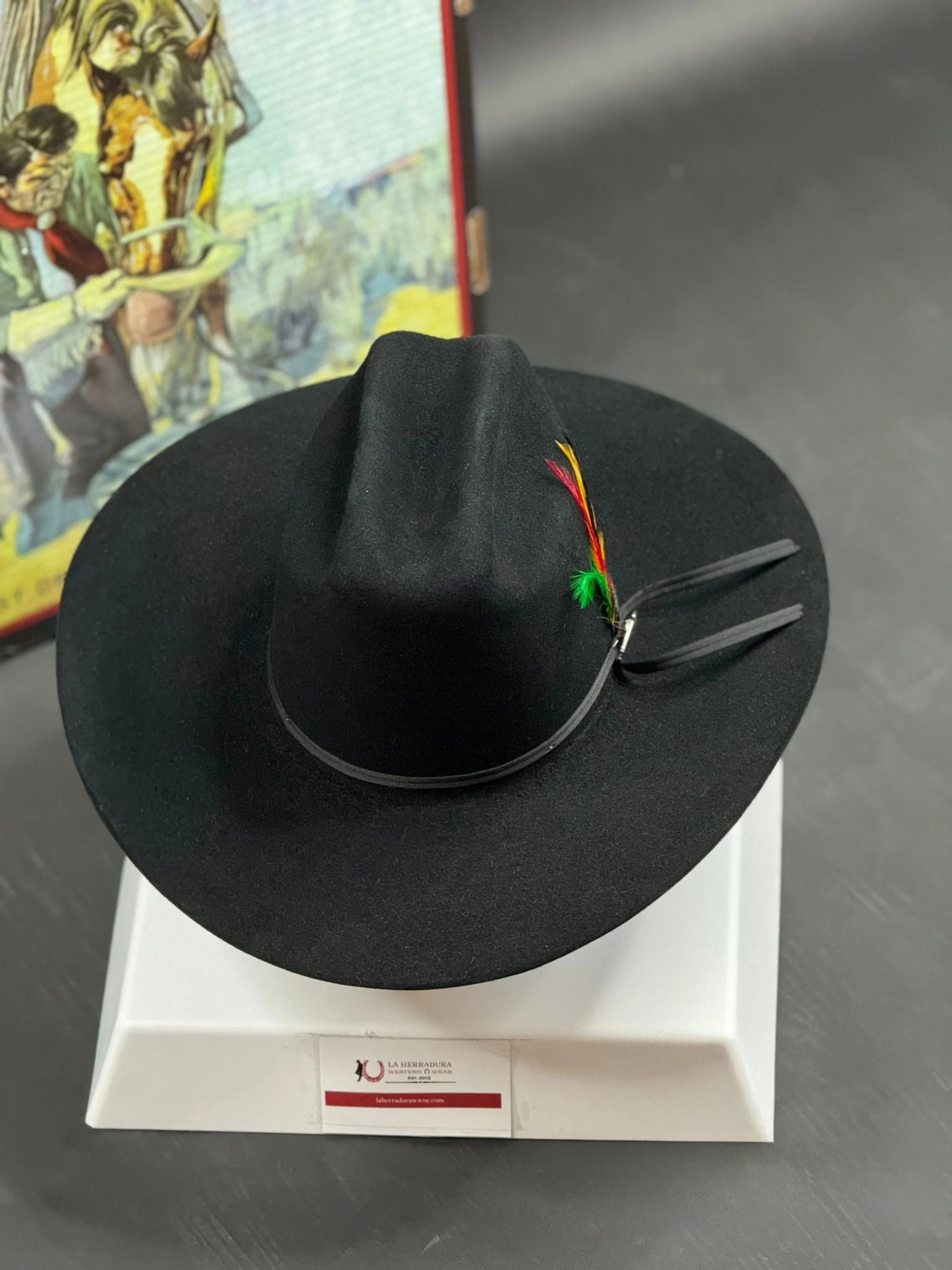 STETSON 6X NEGRO/BLACK RANCHER COPA ALTA