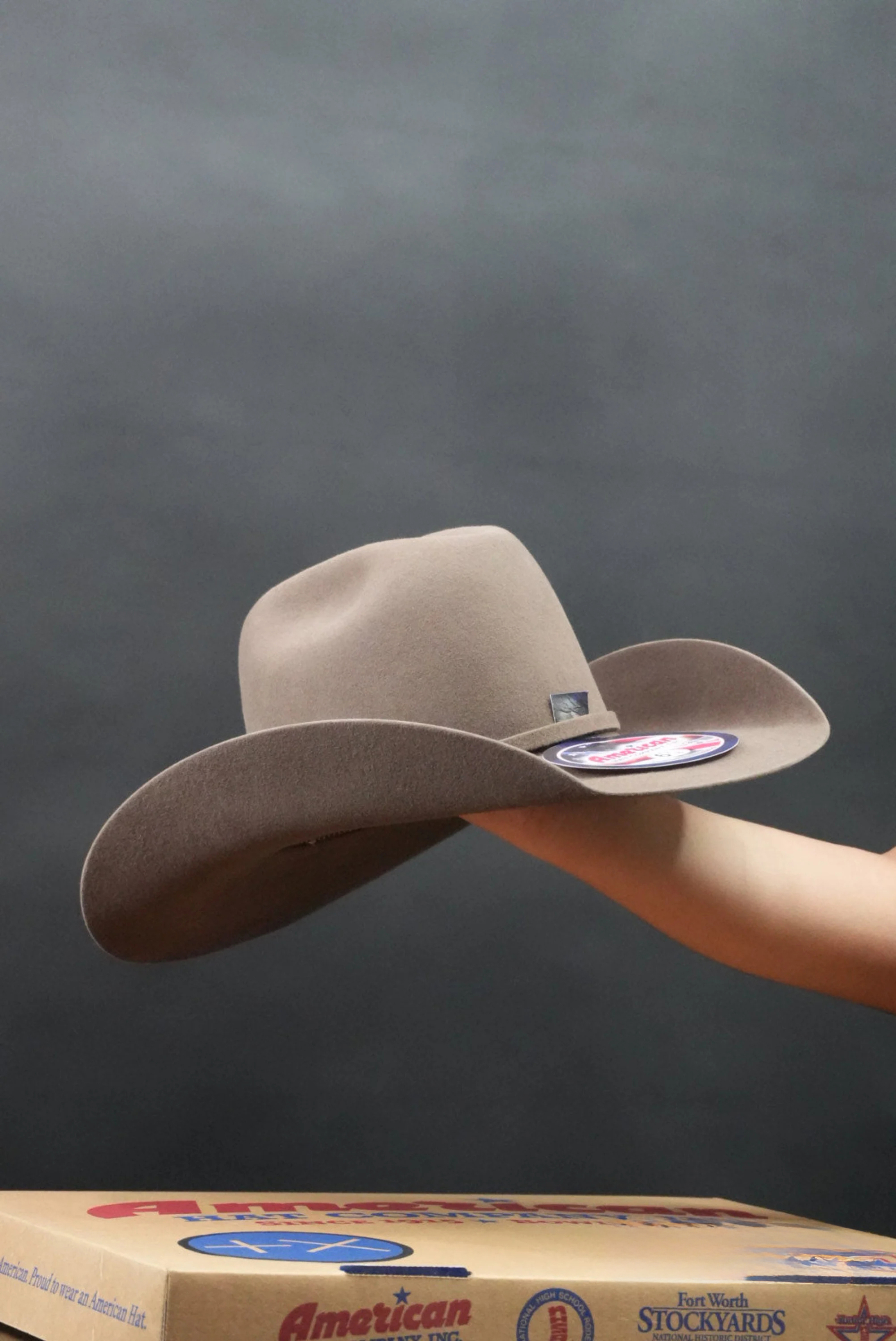 7x American Hat Pecan Rabbit Hair