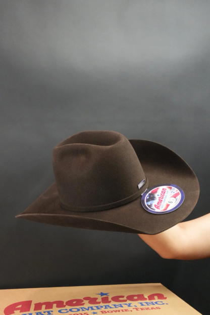 7X American Felt Hat Chocolate