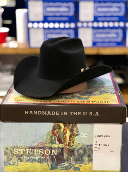 STETSON 6X NEGRO/BLACK GUADALUPANA