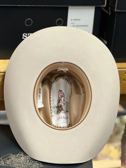 STETSON 30X SILVER BELLY EL PATRON