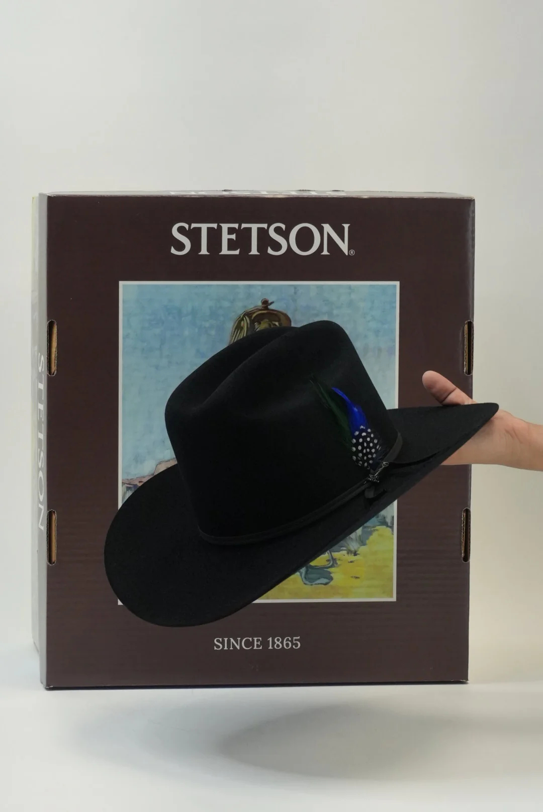 STETSON 6X NEGRO/BLACK RANCHER COPA ALTA