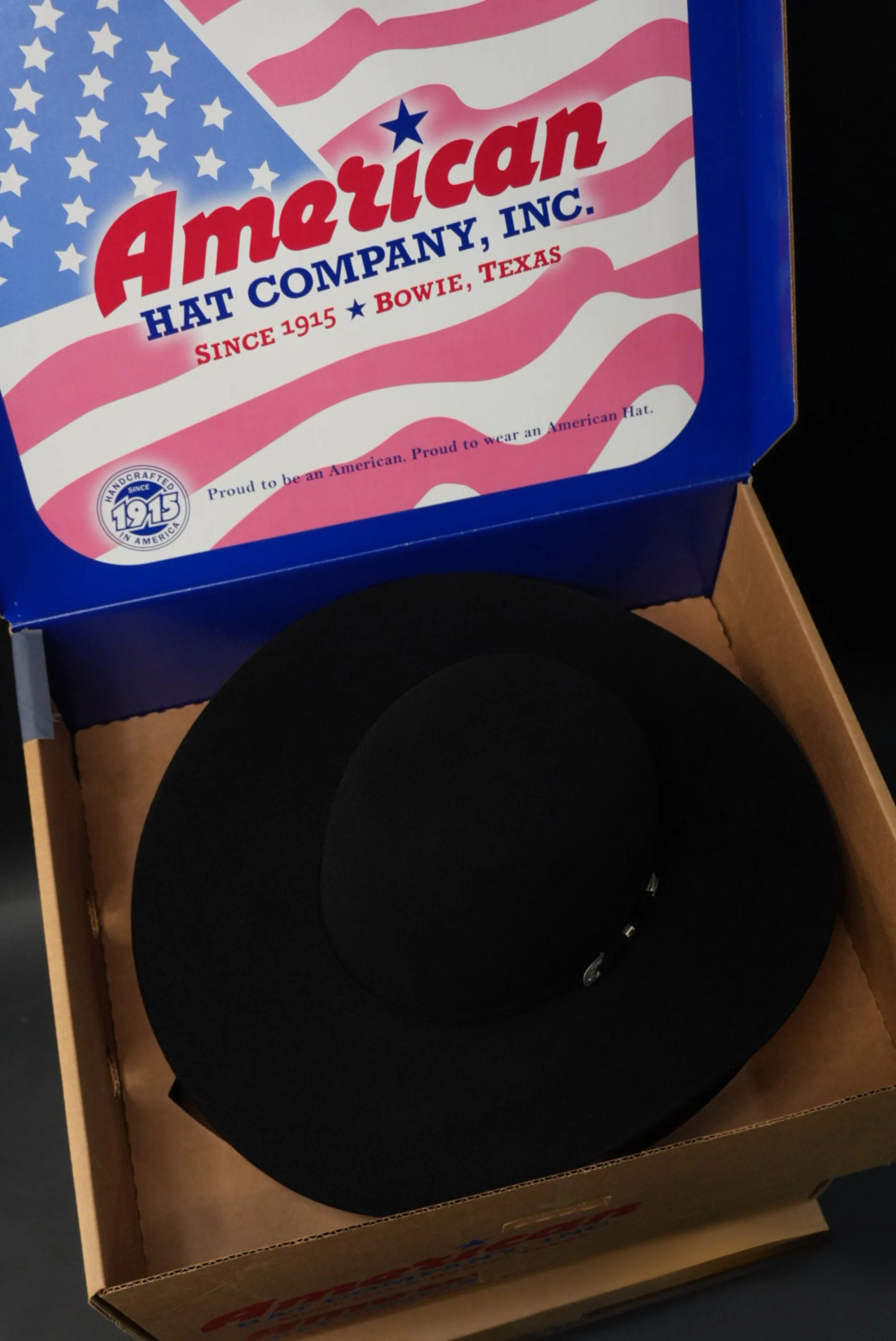 200X American Felt Hat Black