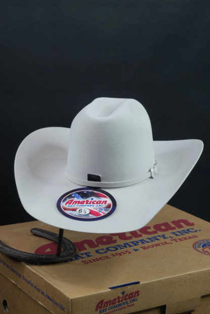 7X American Felt Hat Silver Sand