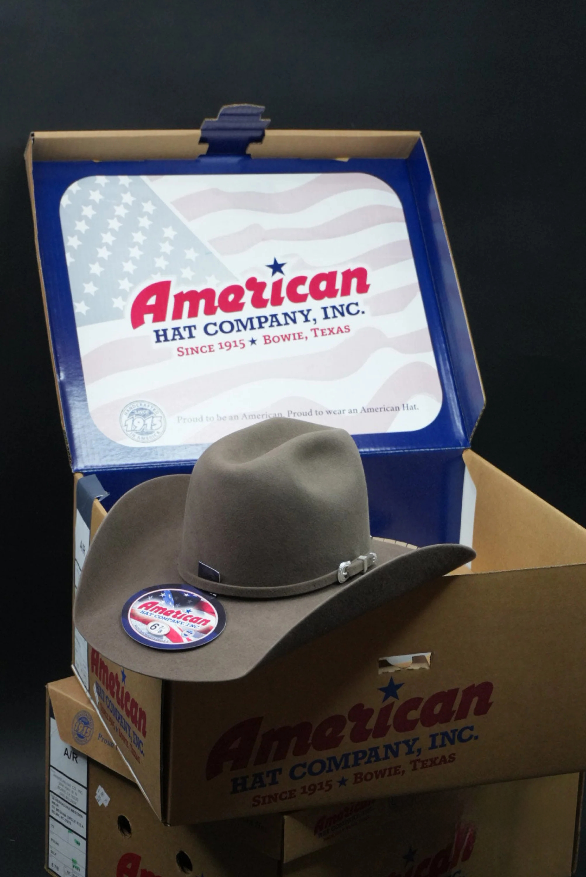 7x American Hat Pecan Rabbit Hair