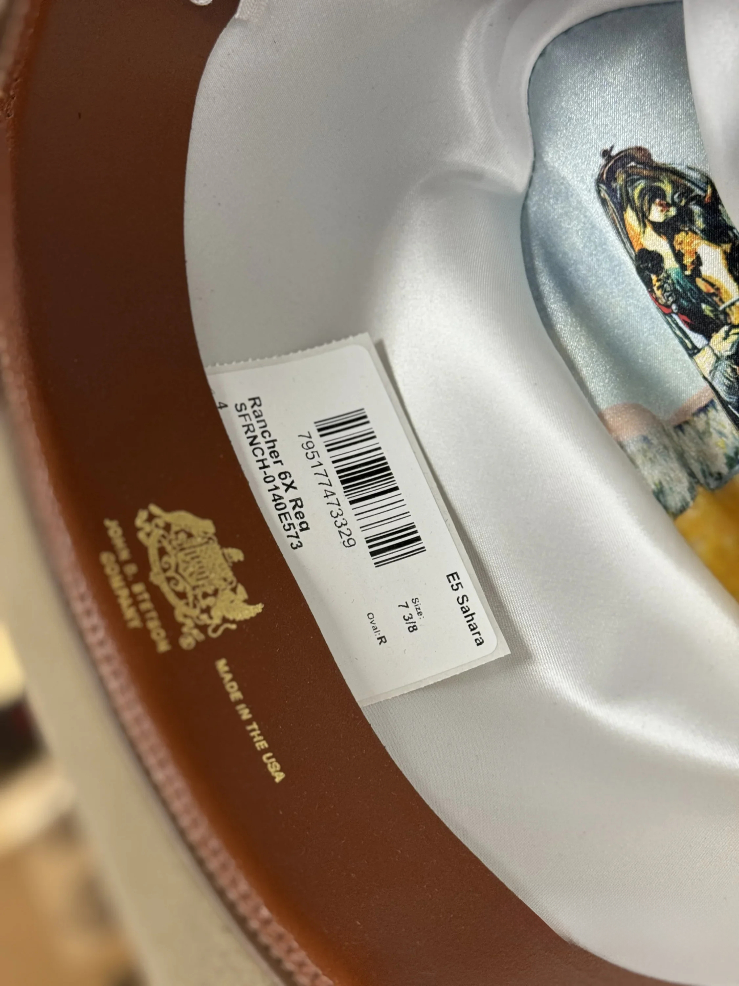 STETSON 6X SAHARA RANCHER COPA ALTA