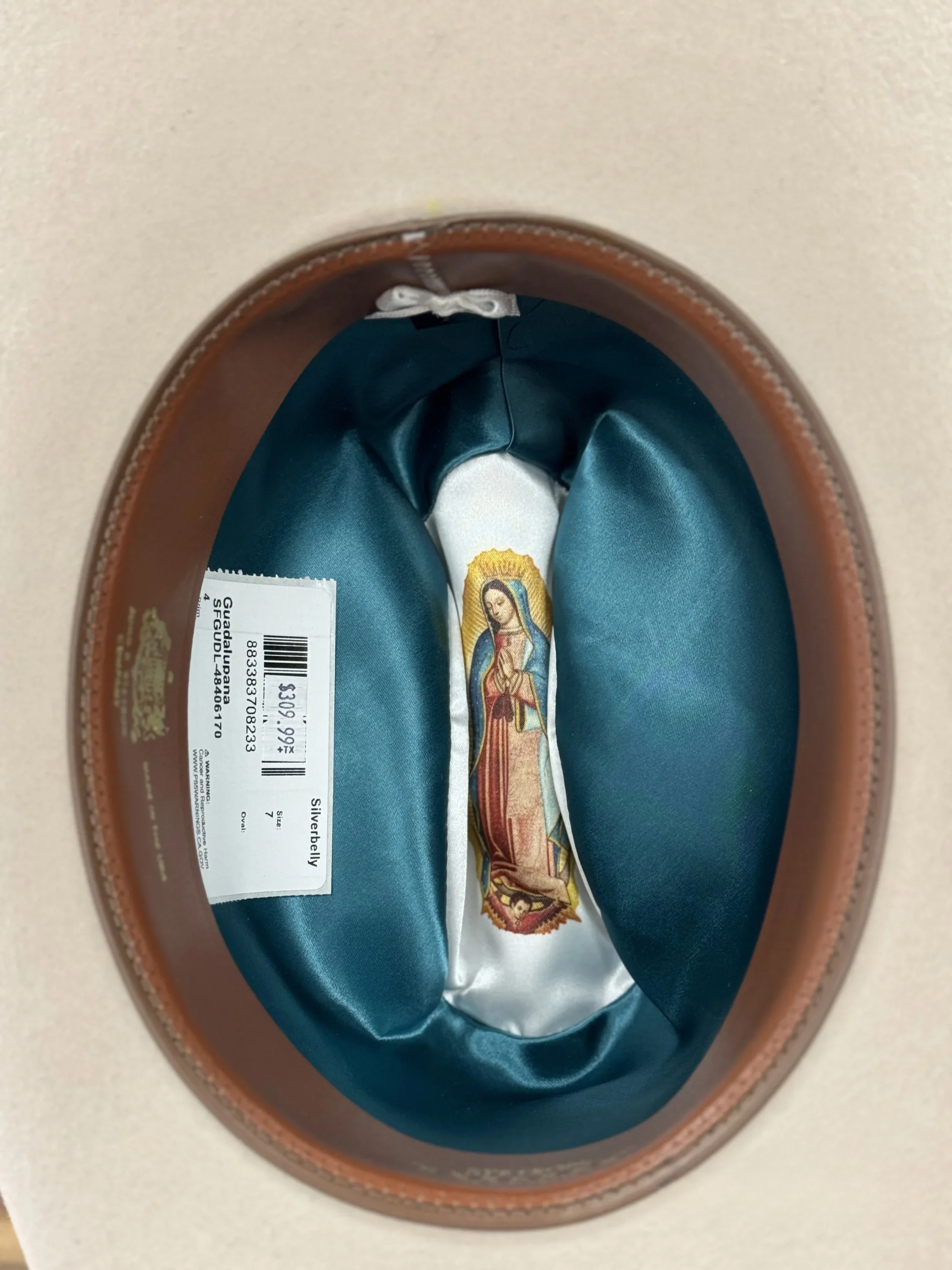 STETSON 6X SILVER BELLY GUADALUPANA