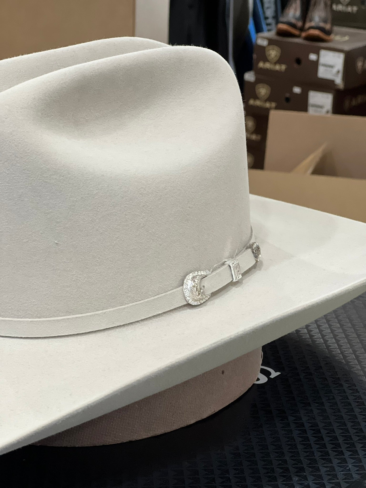 STETSON 10X SHASTA SILVER BELLY