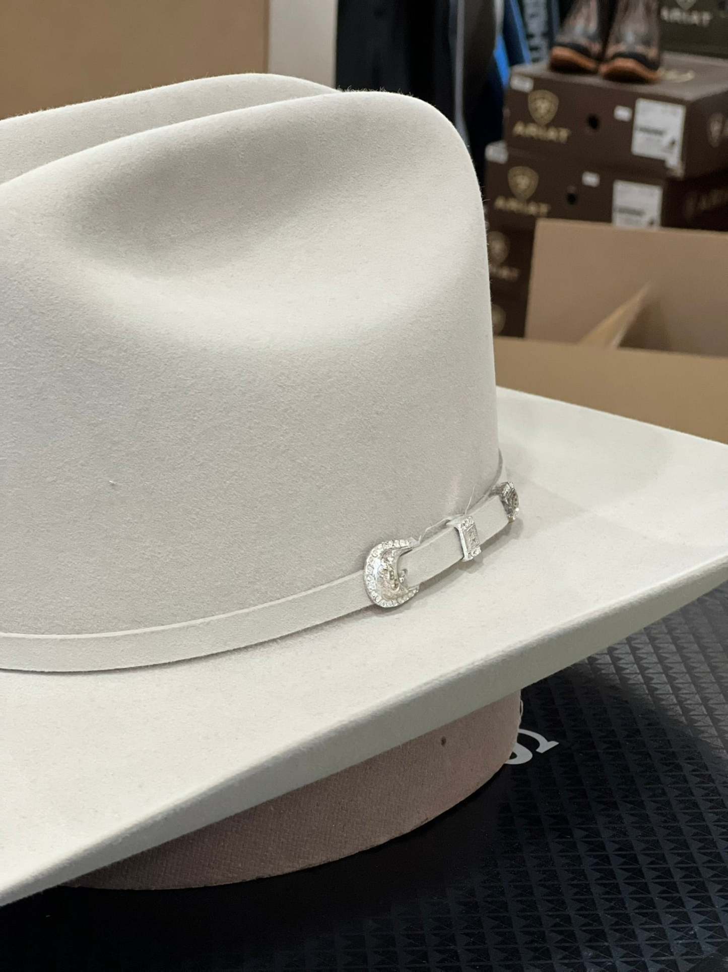 STETSON 10X SHASTA SILVER BELLY