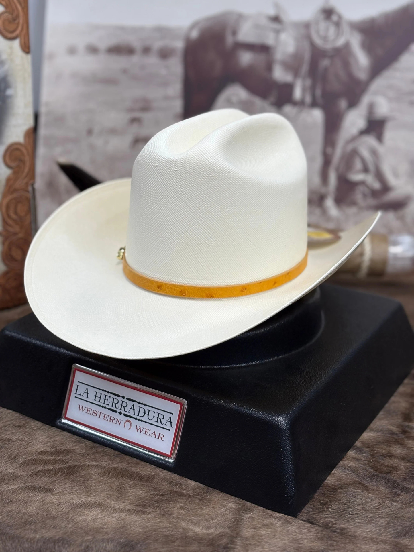 Larry Mahan's 30X Buttercup Straw Hats Corona Orix Sinaloa Style Copa alta