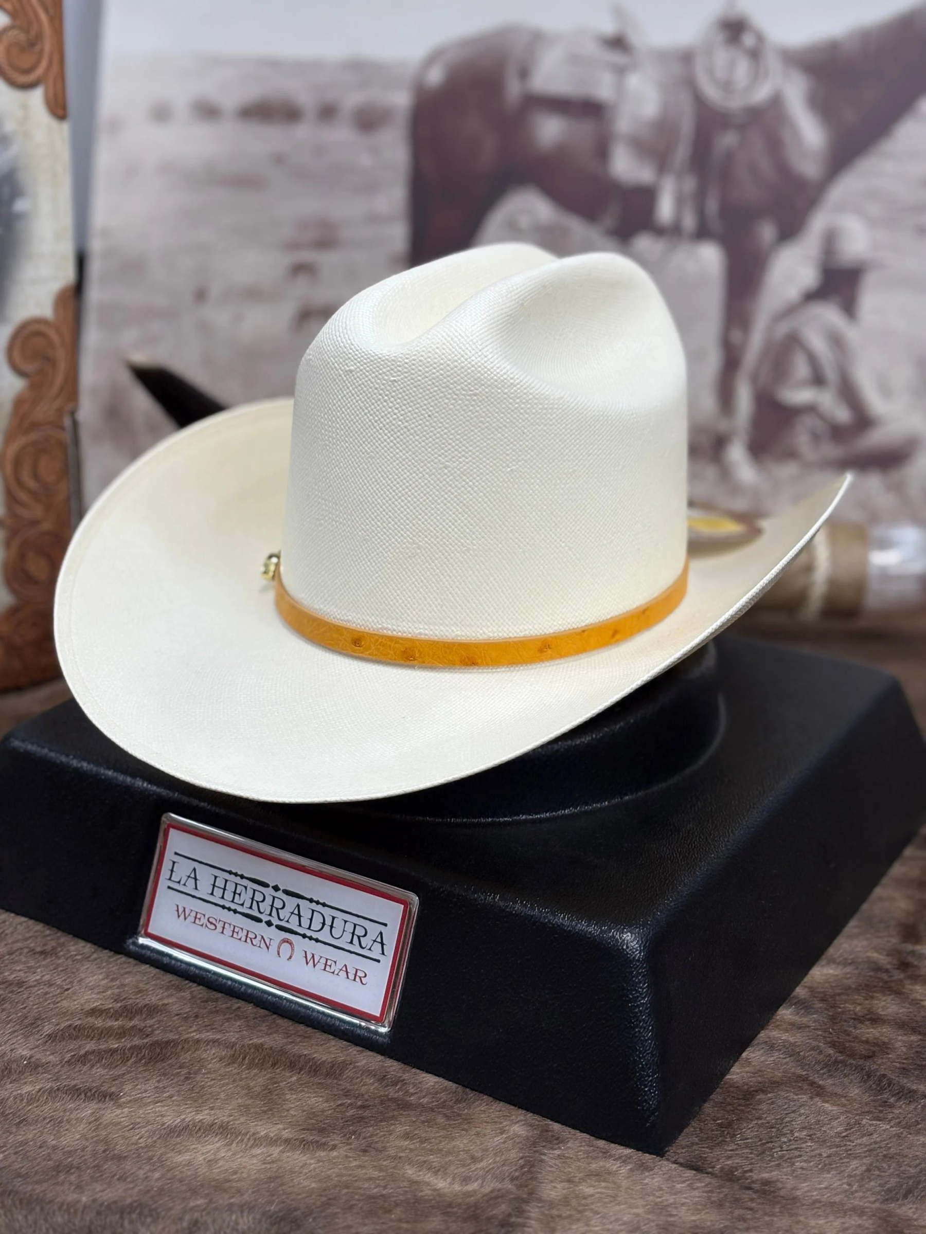 Larry Mahan's 30X Buttercup Straw Hats Corona Orix Sinaloa Style Copa alta