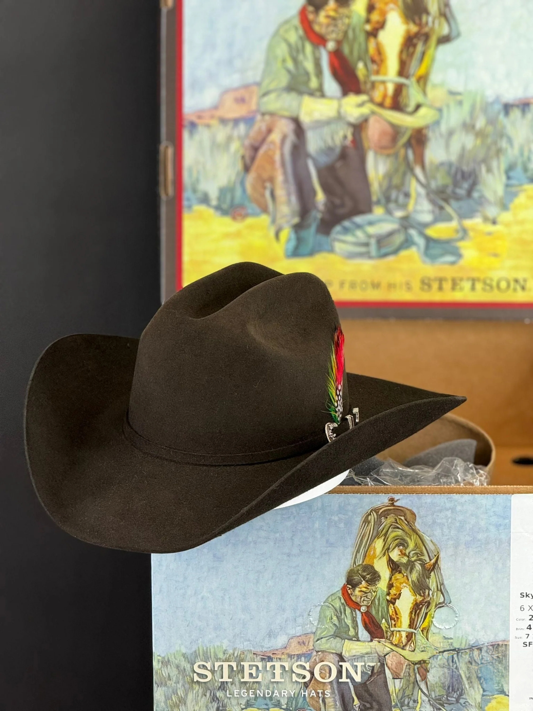 STETSON 6X CHOCOLATE SKYLINE TRADICIONAL