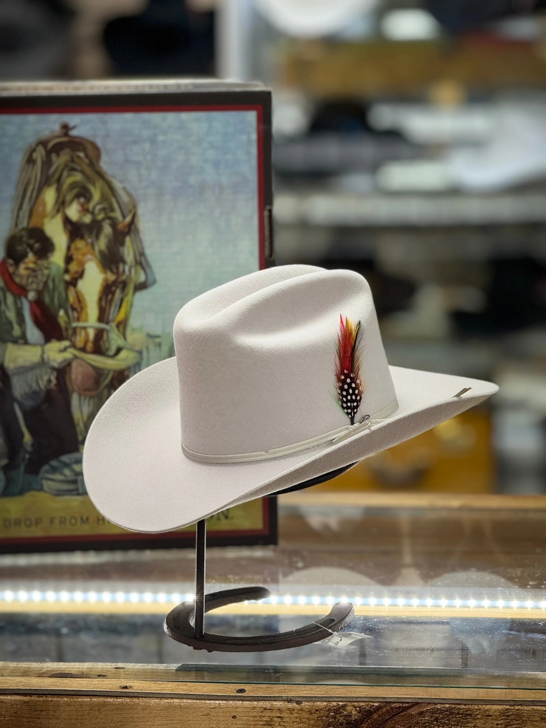 STETSON 6X SILVER GREY RANCHER COPA ALTA