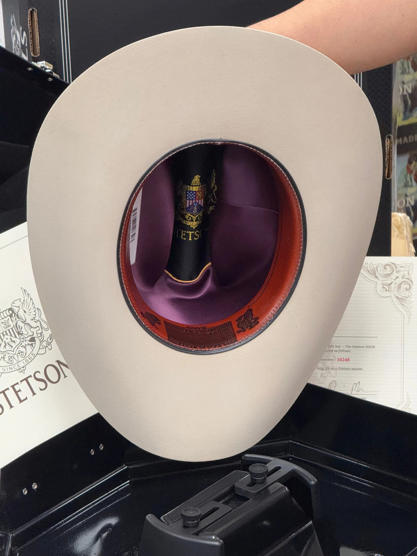 STETSON 500X PREMIER EL AMO SILVERBELLY