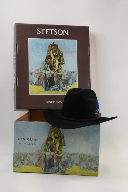 STETSON 6X NEGRO/BLACK RANCHER COPA ALTA
